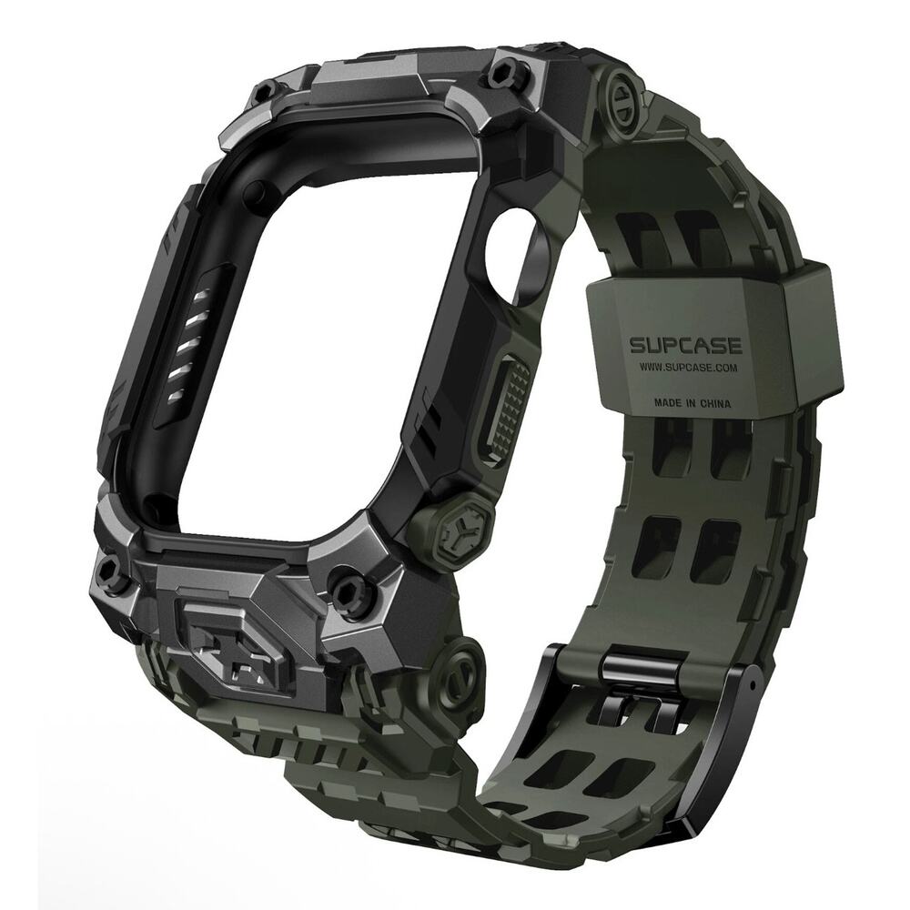 For Apple Watch 10(46mm) SUPCASE Rugged Adjustable Sport Strap Smart Watch Case